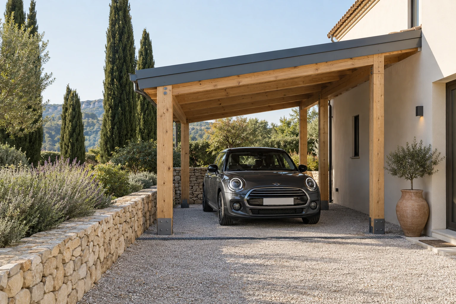 Carport bois : inspiration architecturale