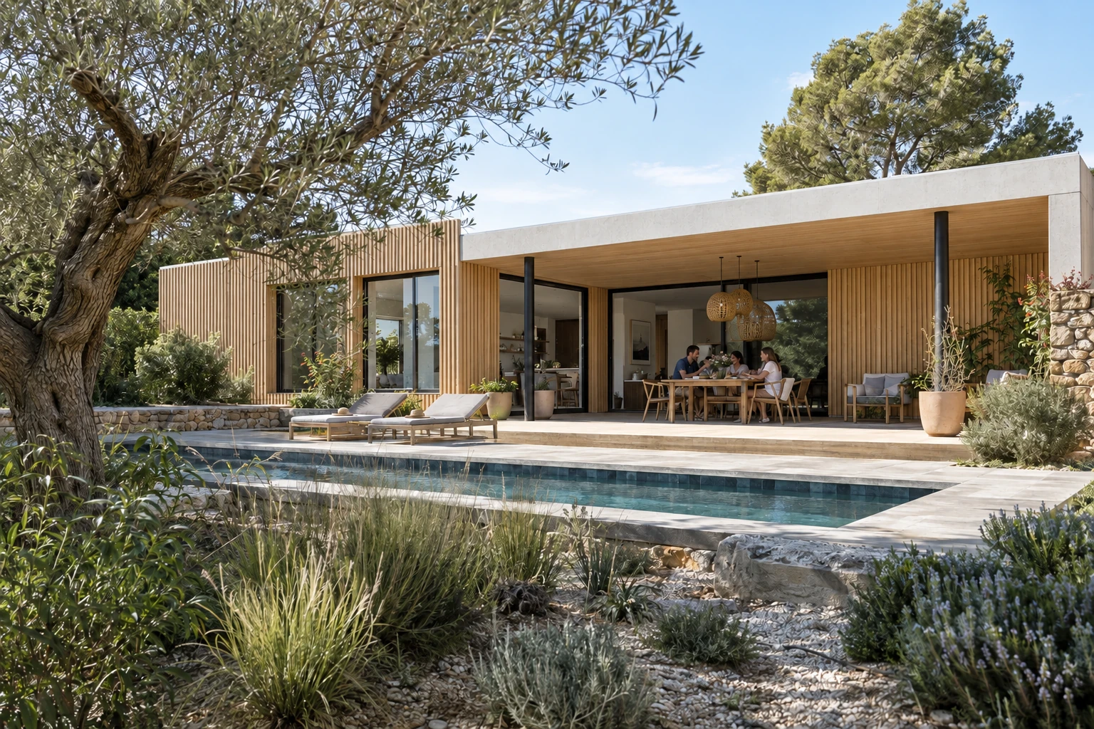 Une maison qui s’ouvre sur la vie.