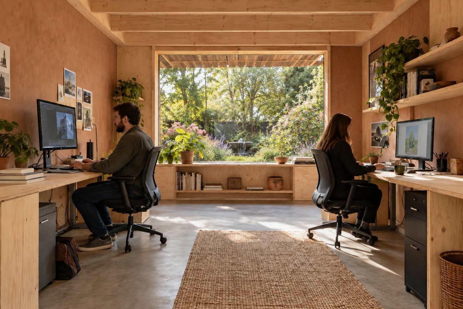 Travailler à deux sans se marcher dessus.